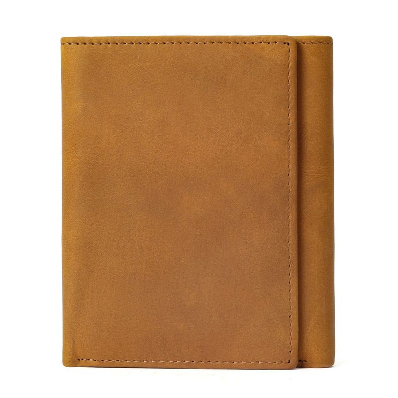 Portafoglio da uomo RE To My Man Husband in pelle di vacchetta Crazy Horse con incisione laser, scontato del 70%_voghion.com