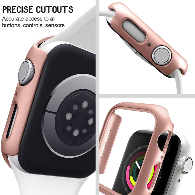 Cover til Apple Watch Case 45MM 41MM 44MM 40MM 42MM 38MM Tilbehør PC Protector bumper iWatch Accessory Series 8 7 6 SE 5 4 3_voghion.com
