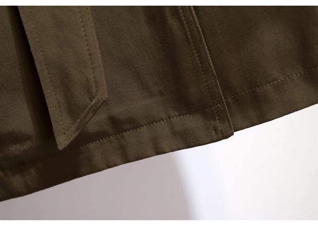 2024 nieuwe dames trenchcoat in Koreaanse stijl, medium tot lang, klein chique design, high-end gevoel, vroege herfst en winter,_voghion.com