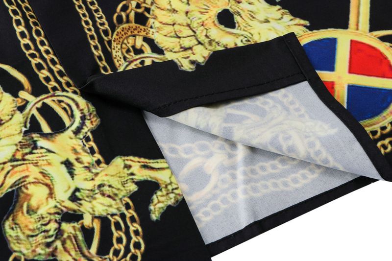 Roupas masculinas high street floral camisa terno totem impressão completa posicionamento camisa casual cardigan shorts combinando masculino_voghion.com