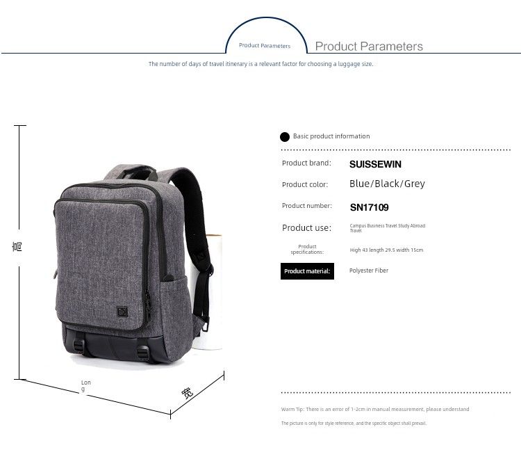 Suissewin Casual Rucksak Schwäizer Messer_voghion.com