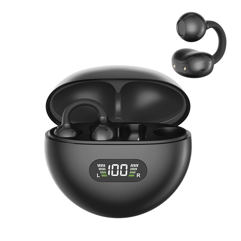 2025 New M79 Open Air Bone Conduction Bluetooth Wireless Clip On Long Range Noise Cancelling Earphone_voghion.com