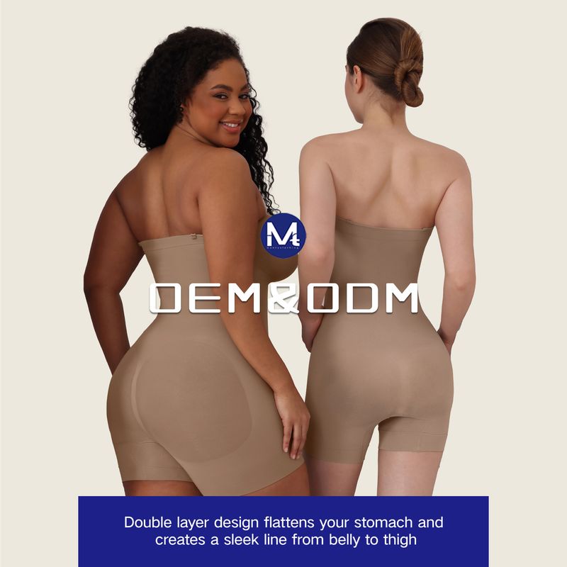 Seamless Shapewear Bodysuit For Women - Tummy Control Slimming Full Body Shaper With Adjustable Straps & High Waist Compression_voghion.com