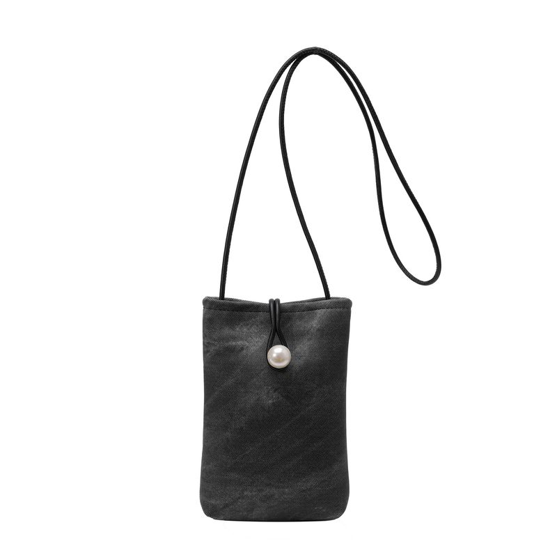 Borsa per telefono di alta qualità per donna, 2025, nuova borsa a tracolla piccola in pelle bianca, mini portamonete_voghion.com