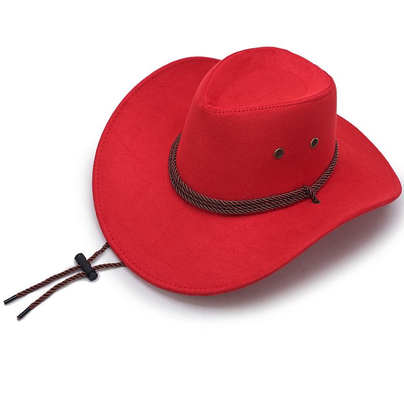 Letní pánský sluneční klobouk s velkým okrajem, západní kovbojský klobouk, jezdecký klobouk, kempovací a venkovní klobouk, kožený klobouk, cool klobouk_voghion.com