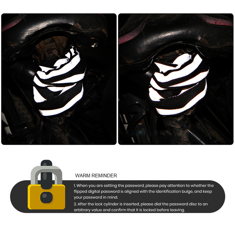 Bloqueio de corrente de bicicleta SportLife com chave de alta segurança anti-roubo impermeável resistente a cisalhamento universal motocicleta scooter bloqueio de corrente_voghion.com