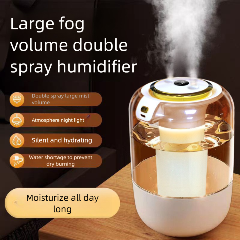 2025 Air Humidifier - Large Capacity For Bedroom, Silent Moisturizing For Pregnancy & Baby, Indoor Air Purification_voghion.com