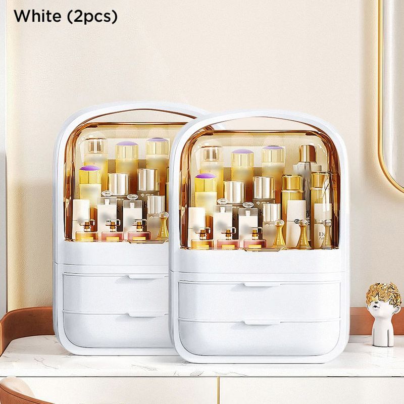 Modern Makeup Storage Box With Drawer_voghion.com