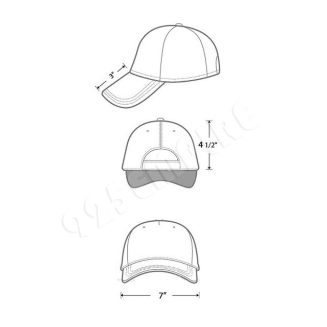 Gorra de béisbol ajustable de color sólido, paquete de 12 unidades_voghion.com