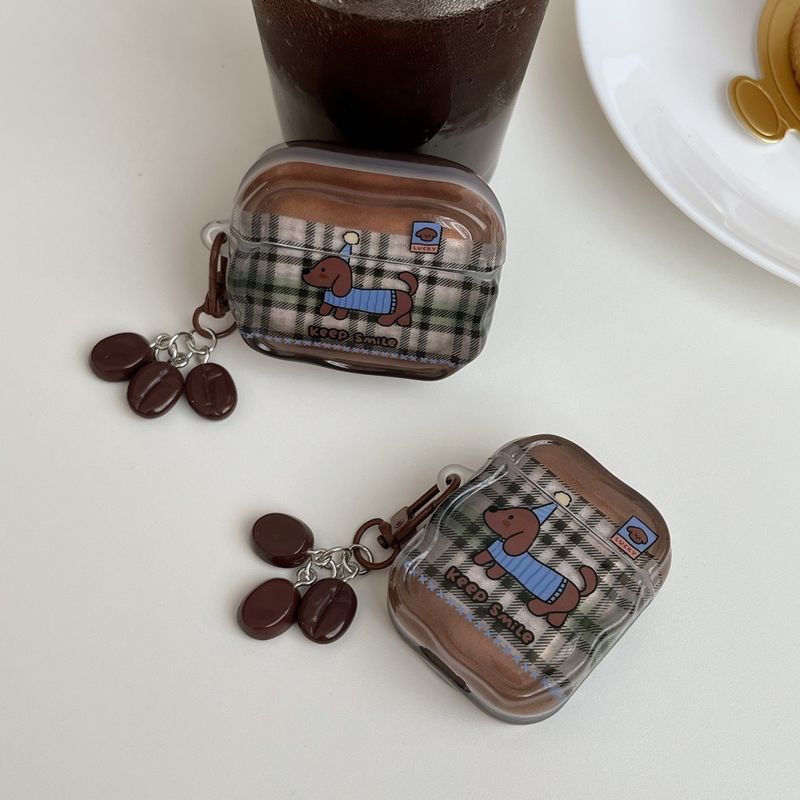 Lattice Dachshund For AirPods Pro Protective Cover AirPods Protective Case Active Noise Reduction Apple_voghion.com