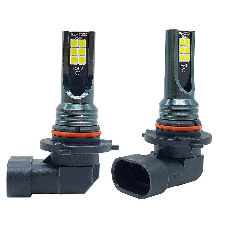 2 adet H4 H7 LED Far H11 H8 H9 H10 H1 H3 Araba Sis Ampulleri 9005 9006 Otomatik Sürüş Koşu Lambaları 12000LM 80 W 12 V_voghion.com