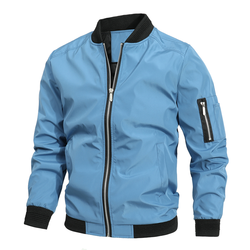 men's jacket spring and autumn casual middle coat_voghion.com