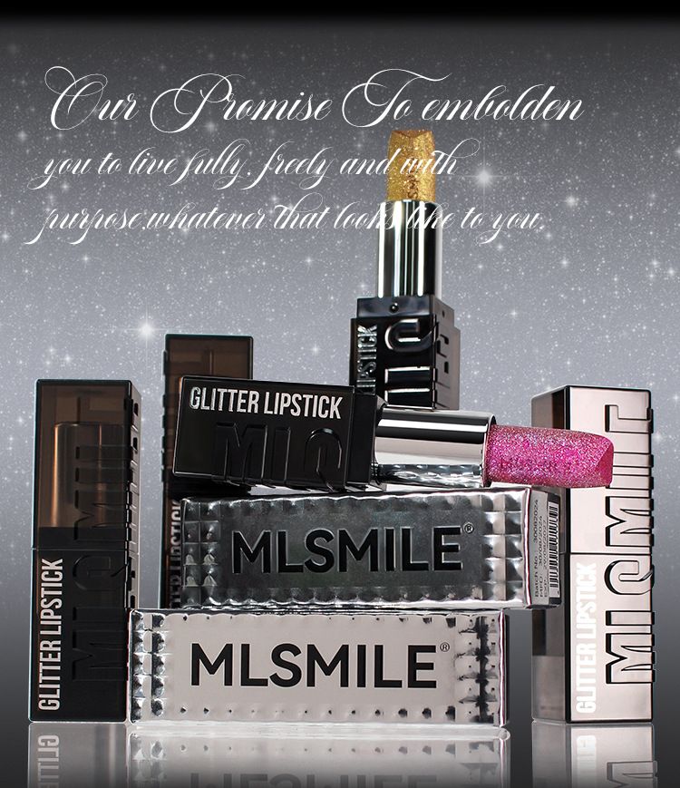 MLSMILE Flash Lipstick Is Easy To Color And Not Easy To Stick To The Cup. European And American Metallic Diamond Lipstick Lipstick_voghion.com