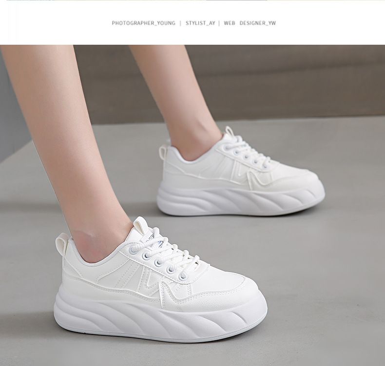 Scarpette bianche per bambini, studenti, tempo libero, sportive, versatili, da strada_voghion.com