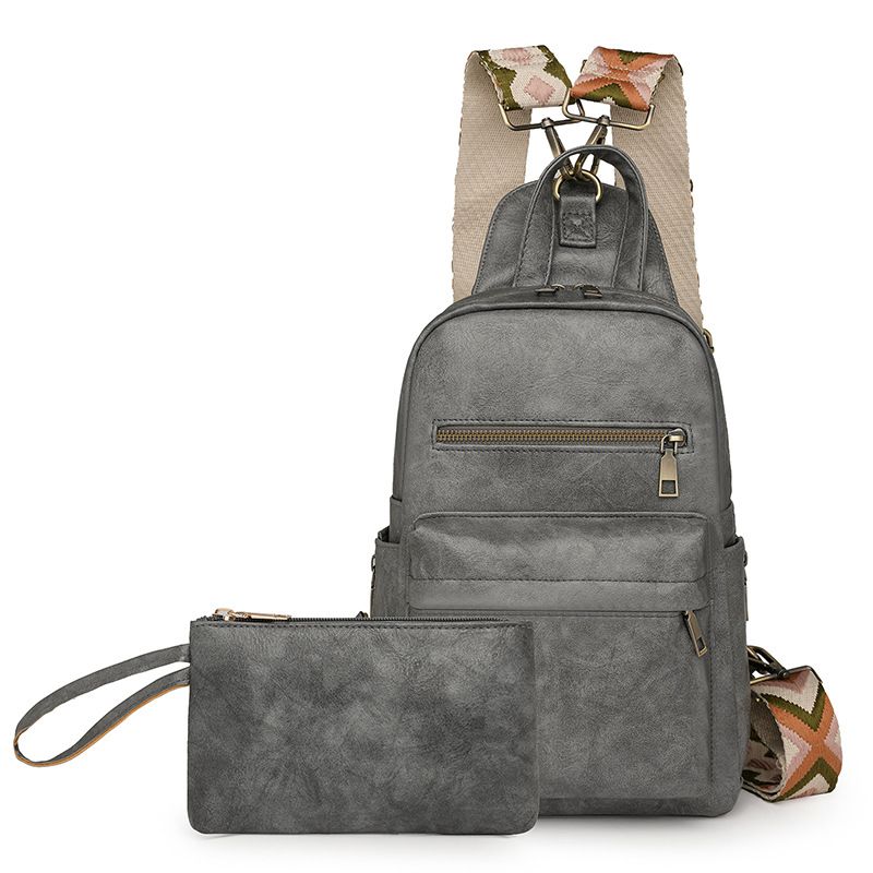 voor vrouwen 2025 Nieuwe schattige PU-set kleine tas damesrugzak_voghion.com