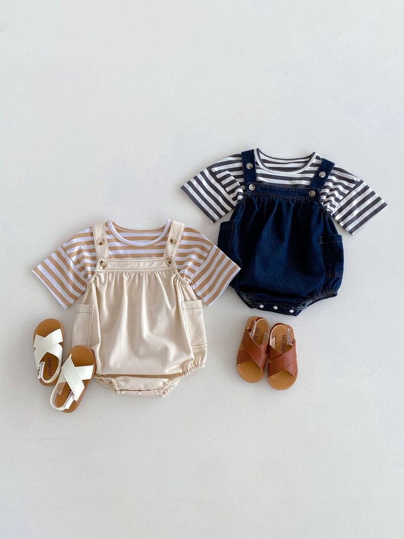 Fart Bag Denim Backband Hose für Männer Frauen Baby Sommerkleid Jumpsuit, lässig und stylisch, Ausgehen, Hip-Hop, Klettern_voghion.com