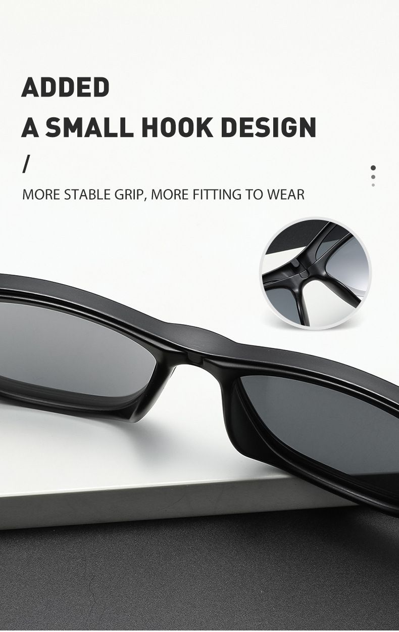 New Arrivals Magnetiske solbriller Clip og optisk brillestel 6 i 1 Kvinder Mænd Polariserede eller Night Vision Multipurpose Eyeglasses_voghion.com