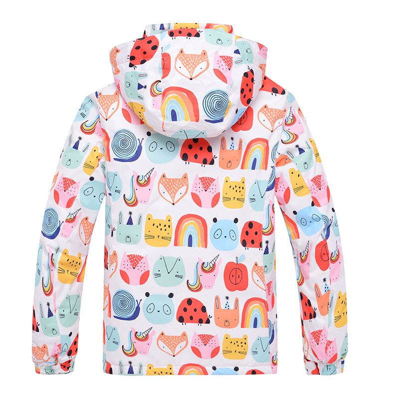 Conjunto de snowboard para niñas, traje de esquí para exteriores, grueso y cálido para bebés._voghion.com