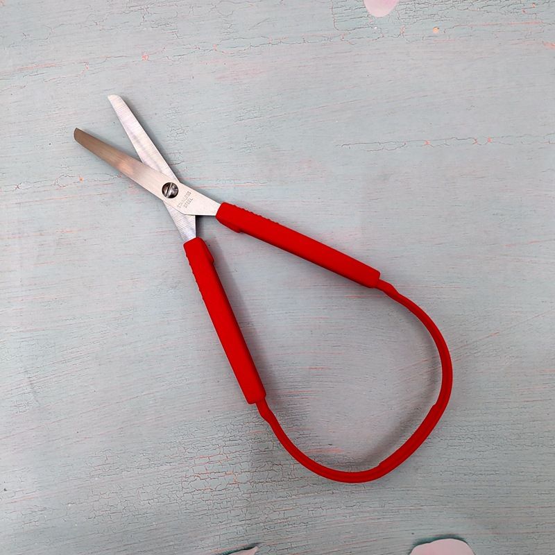 Cross-border supply automatic ring elastic scissors spot multi-color set large small tool ring scissors_voghion.com