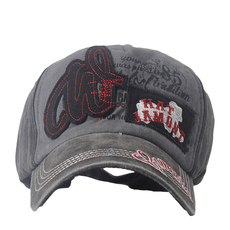 Bonés Snapback Masculinos de Algodão Lavado, Bonés Vintage Femininos com Bordado de Grafite, Chapéu de Cowboy Masculino, Gorros Esportivos_voghion.com