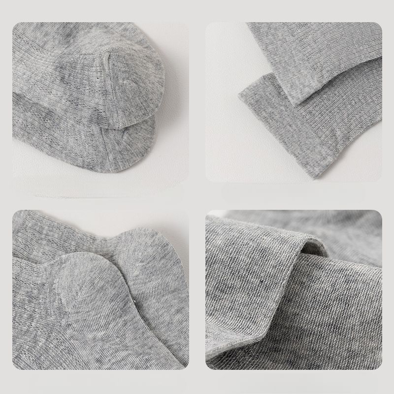 White Socks Women's Thin Hollow Mesh Breathable Short Socks Cotton Men's Medium Tube Socks_voghion.com
