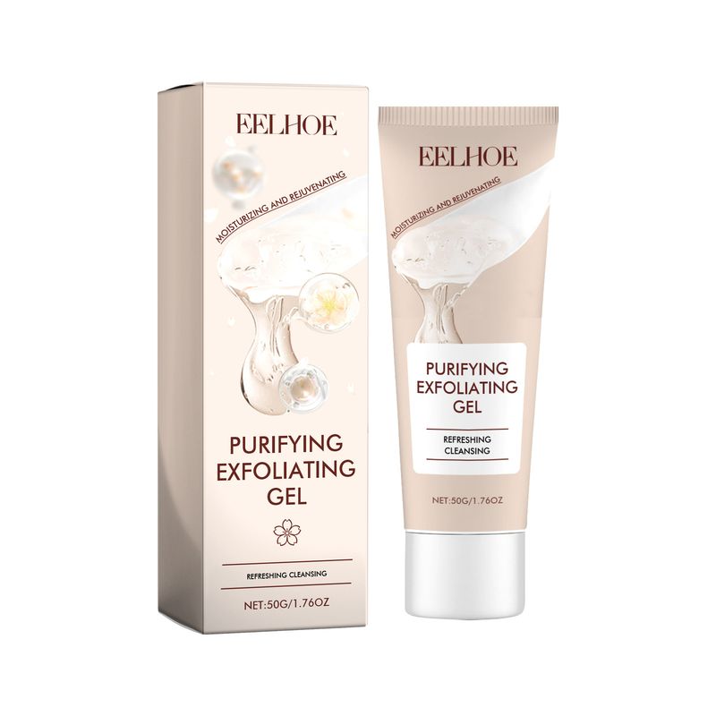 EELHOE Scrub Gel Deep Facial Cleansing Pore Moisturizing Refreshing Exfoliating Gel_voghion.com