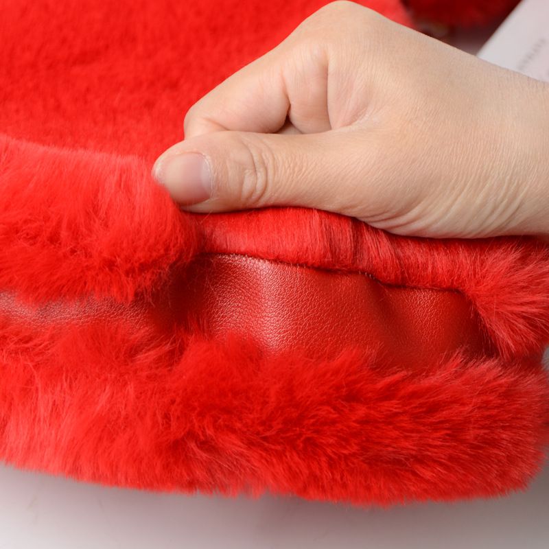 popolare popolare bambina pelliccia di coniglio amore borsa peluche borsa a tracolla_voghion.com