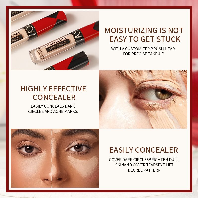 Concealer Spezial ICVC Concealer Liquid Langanhaltender wasserfester Concealer zur Veränderung des Hauttons Flüssiger Concealer_voghion.com
