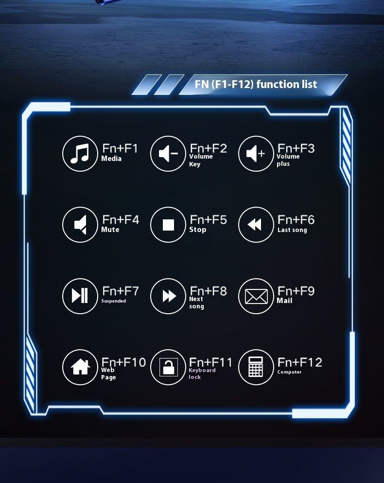 Great Wall 18 Kablolu Klavye Aydınlatmalı Gerçek Robotik Kol Sensörü Lenovo HP Oyun Masaüstü Dizüstü Bilgisayarı İçin_voghion.com