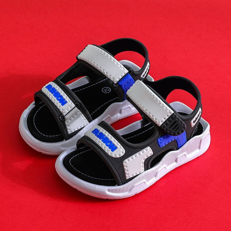Unschlagbare Qualität Jungen Sandalen 2021 Neue Sommer Anti Slip Soft Bottom Für Kleine Jungen, Mittlere Und Große Baby Kinder, Internet Red Beach_voghion.com