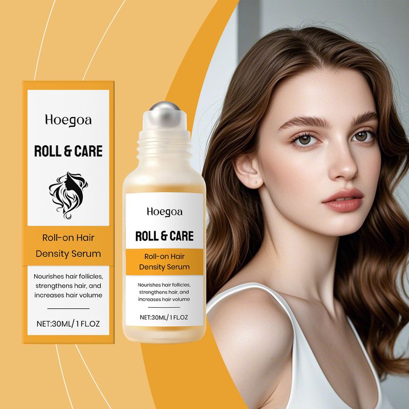 HOEGOA Roll-on-Essenz, sanfte, nährende Kopfhaut, glattes und weiches Haar, tägliche Pflege_voghion.com