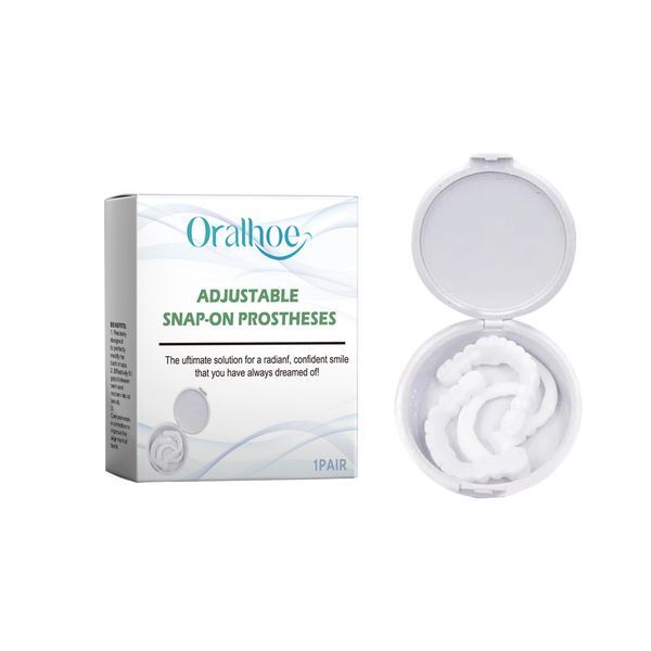 Oralhoe Adult Teeth Braces Denture Dentures Are Suitable For Covering Small Defects Between Teeth To Improve Appearance_voghion.com