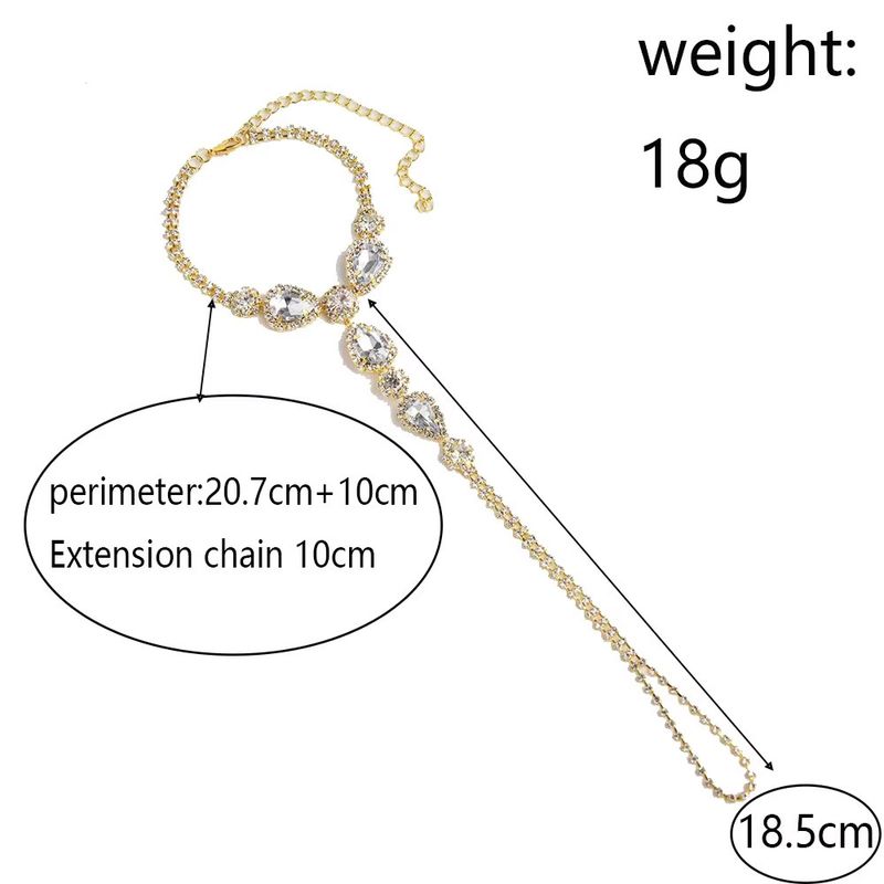 moda retrò personalità vendita calda cavigliera donna estate spiaggia semplice moda goccia d'acqua cavigliera_voghion.com