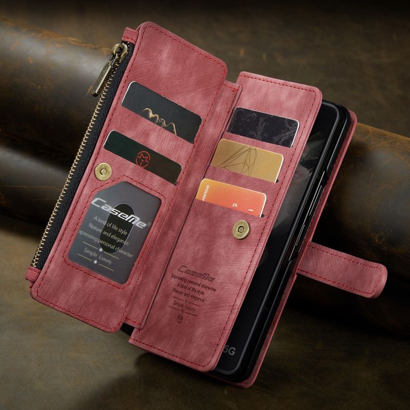 Applicable New Samsung Z Folder 6 Phone Case A35 Mobile Phone Leather Case Card Wallet Iphone14 Protective Case_voghion.com