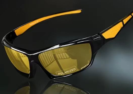 Polarisierte Sonnenbrille für Herren, bunter Film, für den Außenbereich, Nachtsicht, Fahrer, Radfahren, Sportbrille_voghion.com