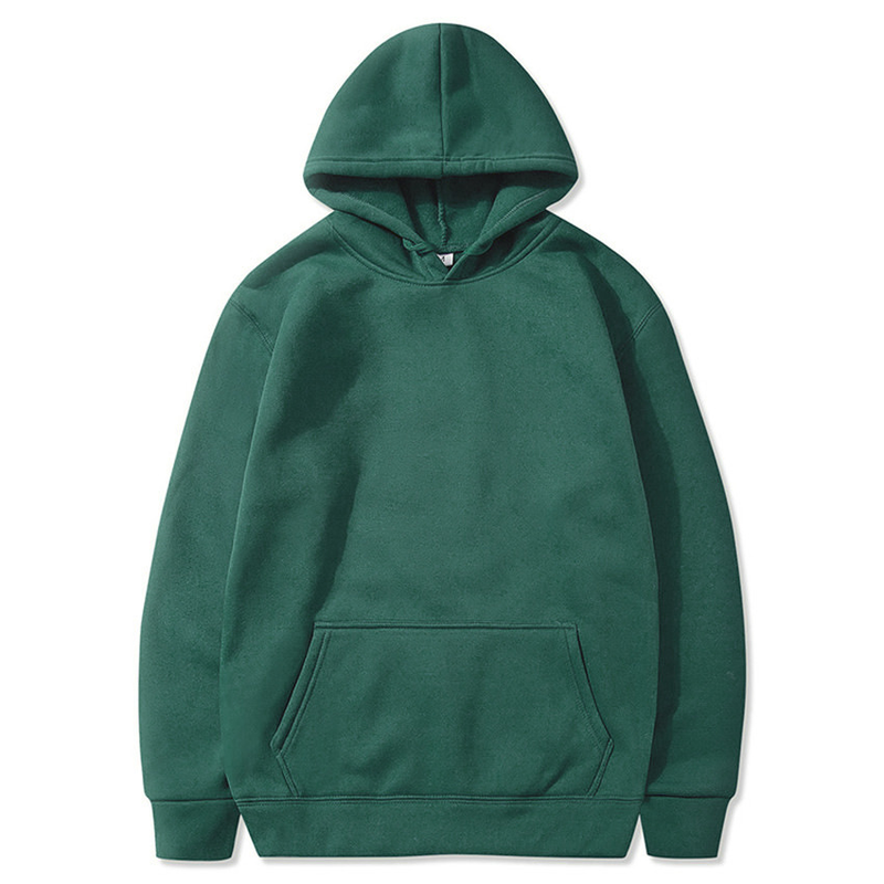 Automne et hiver style simple de base tendance chaude couleur unie grand sweat à capuche mode pour hommes et femmes pull de sport polyvalent_voghion.com