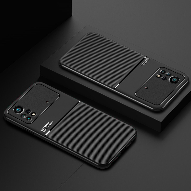 Tocco della pelle DELL'UNITÀ di elaborazione Della Copertura del Cuoio per Xiaomi Mi Poco X4 Pro X3 GT M4 Pro M3 F3 Redmi 10 10C 9 9A 9C 9T 8 Caso di Lusso Duro Posteriore_voghion.com