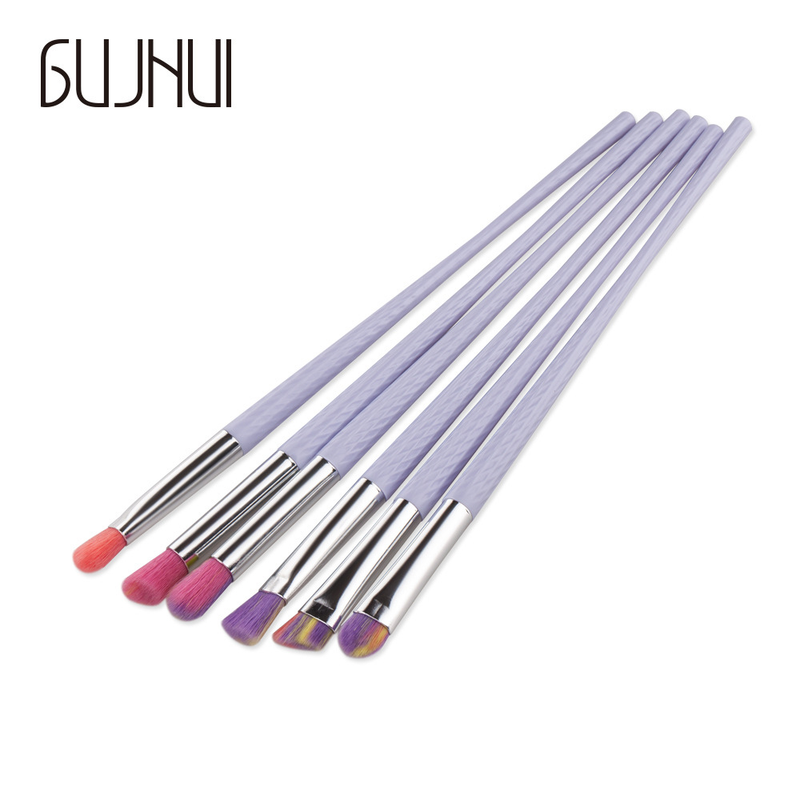 6 makeup brushes, small waist, eye brush, beauty tools, makeup set GUJHUI Yuncai_voghion.com