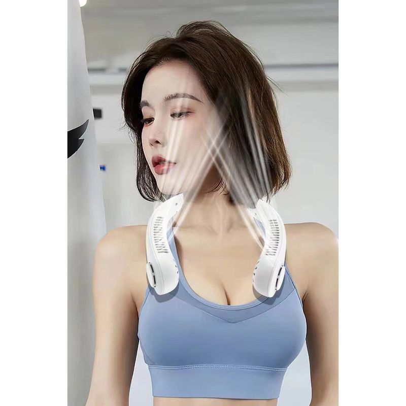 New Bladeless Neck Fan - USB Portable, Silent For Outdoor & Office Use_voghion.com