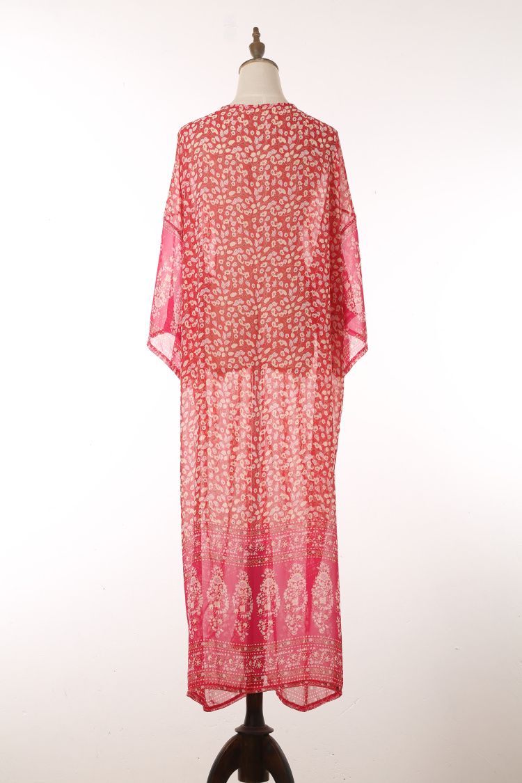 Robe de plage longue, cache-maillot, cardigan, coupe ajustée, vêtements de protection solaire, maillot de bain, chemisier, jupe portefeuille_voghion.com