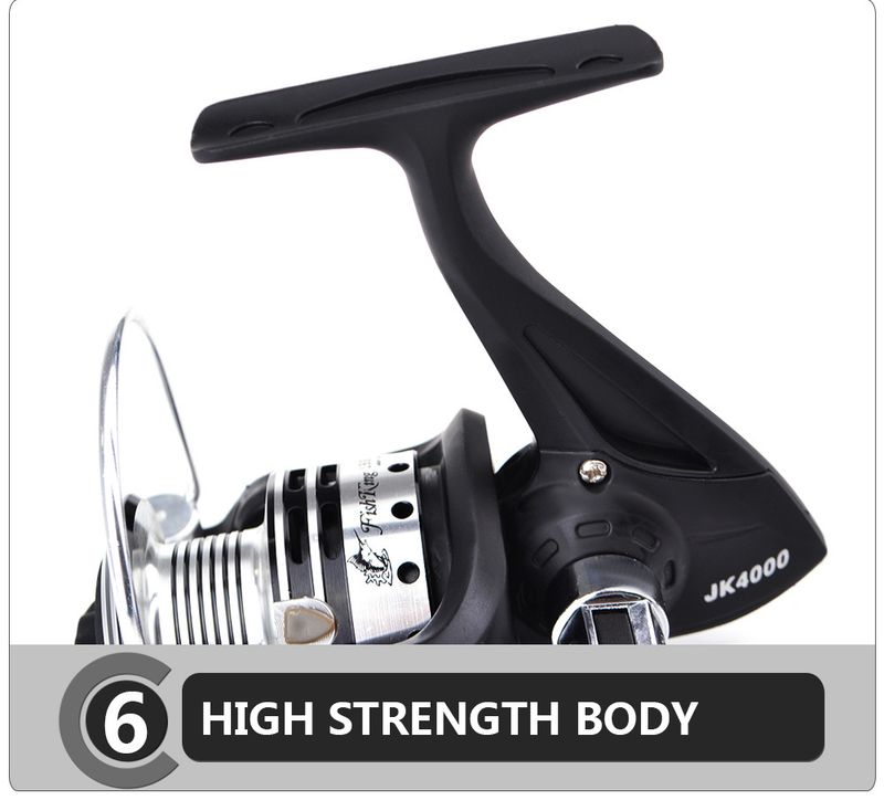 FISHKING 2000-7000 Canna da pesca a lancio lungo, mulinello da pesca a spinning completamente in metallo_voghion.com