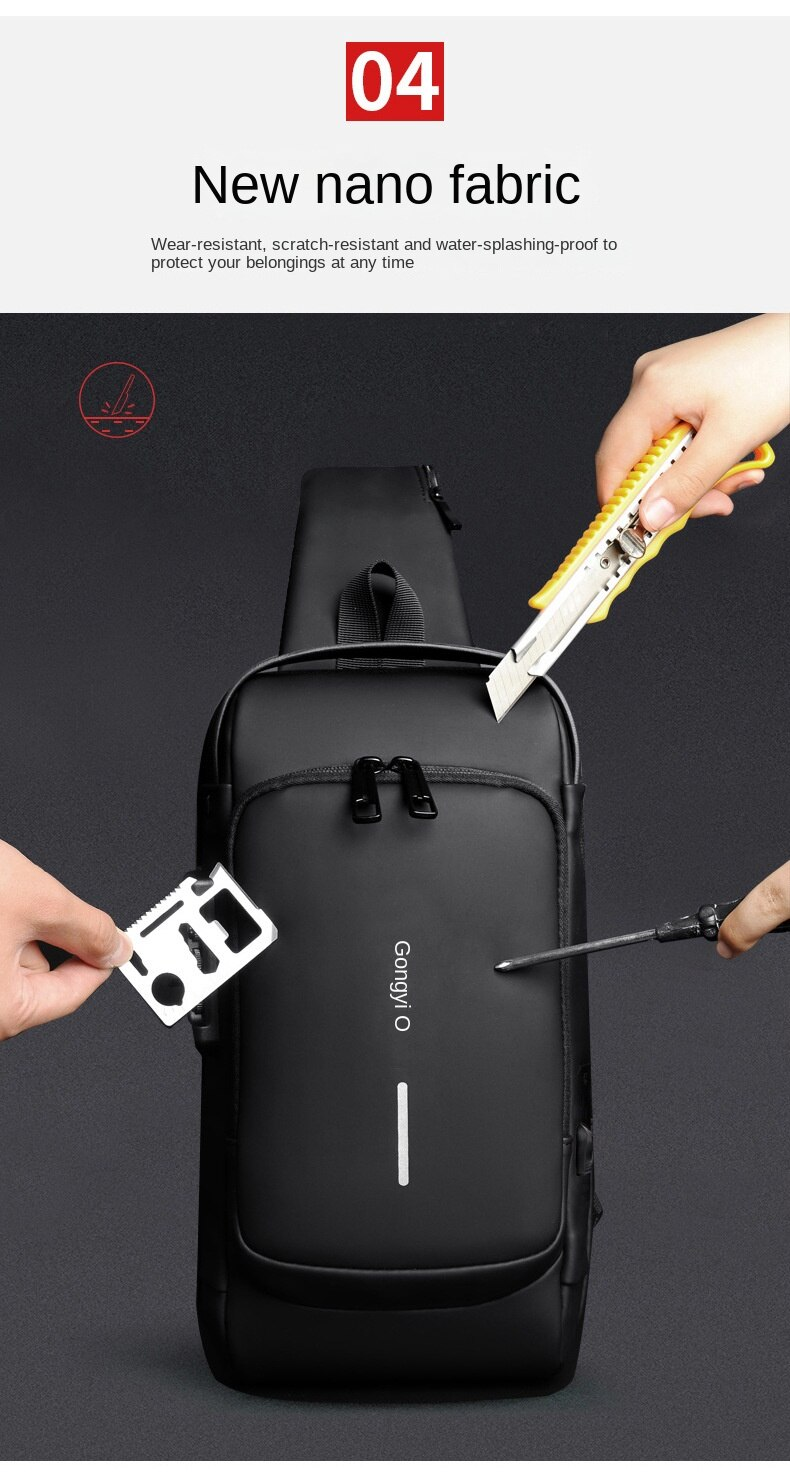 Crossbodytas Mode Sport Opladen Cijferslot Messenger Bag Functionele trendy coole schoudertas voor heren_voghion.com