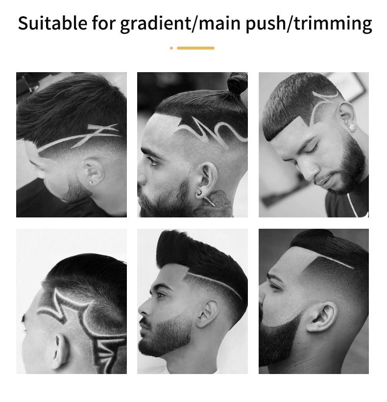 Tagliacapelli con ricarica rapida di tipo C, qualità professionale da salone, motore magnetico con autonomia di 180 minuti, basso rumore_voghion.com