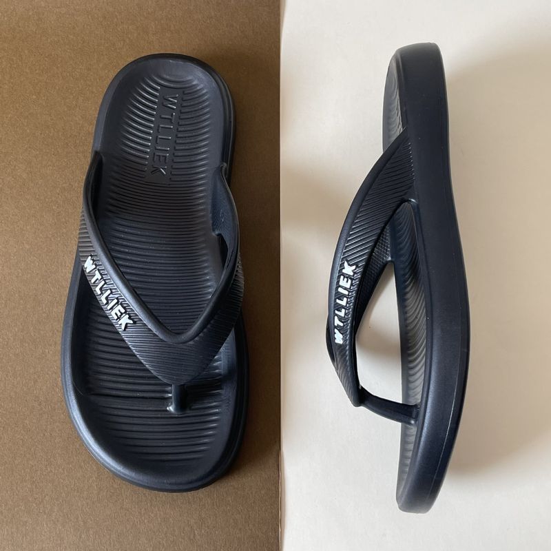 Sandali a spina di pesce per abbigliamento casual estivo, marchio alla moda antiscivolo con suola spessa e intersuola in EVA con clip, sandali da spiaggia da uomo e_voghion.com