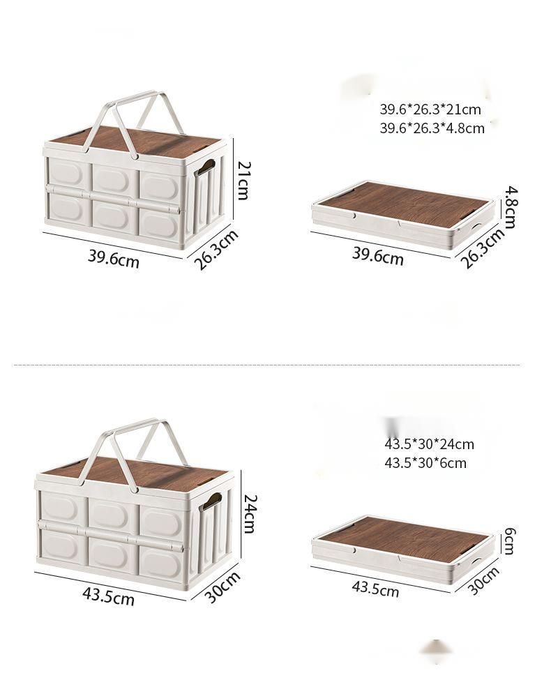 Contenitore per alimenti portatile pieghevole per bagagliaio auto da campeggio e picnic_voghion.com