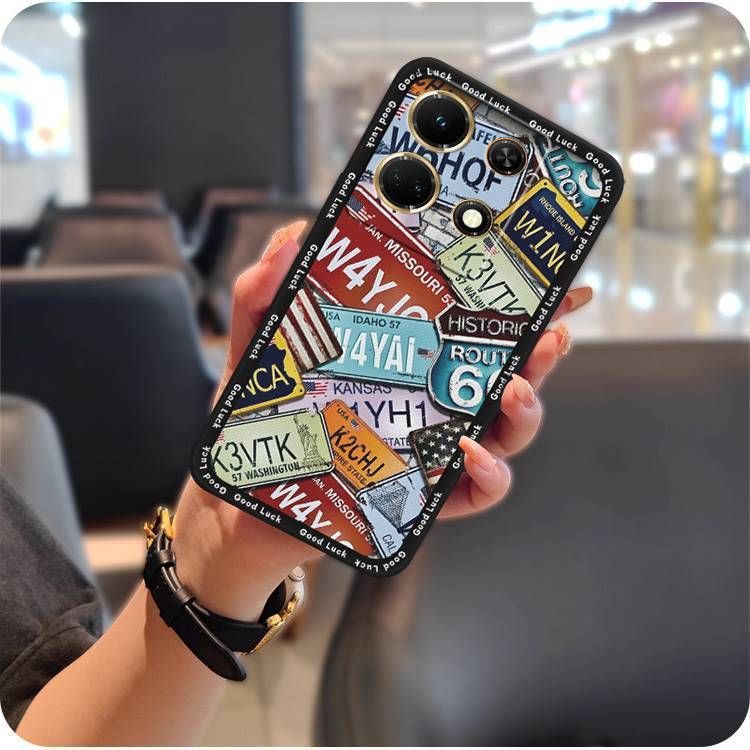 TechGlobe compatibile con Infinix Note30 VIP/X6710 Custodia per telefono rossa con bordo completo per uomini e donne, divertente e creativa._voghion.com