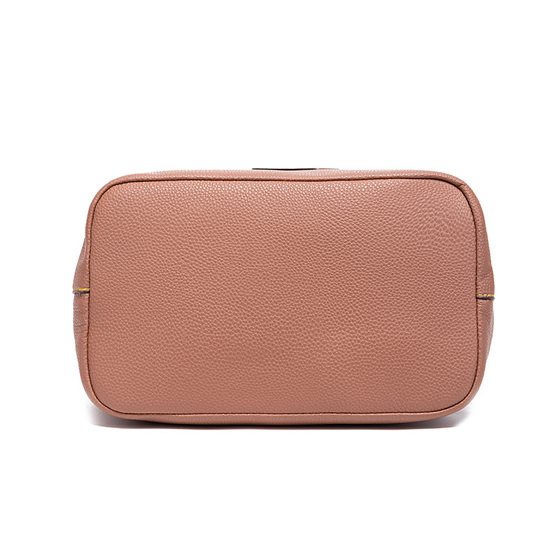 2023 New Hot Sale Retro Pebble Litchi Grain Pattern Fashion Shoulder Bag Versatile Commuting Portable Bucket Women's Bag_voghion.com