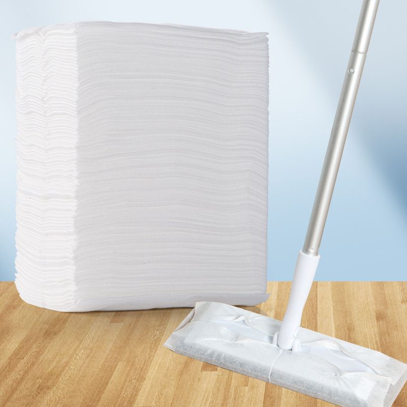 30/100PCS Disposable MicroFibre Electrostatic Floor Cloths Dust Removal Mop Paper Floor Cleaning Wipes For Flat Swivel Mop_voghion.com
