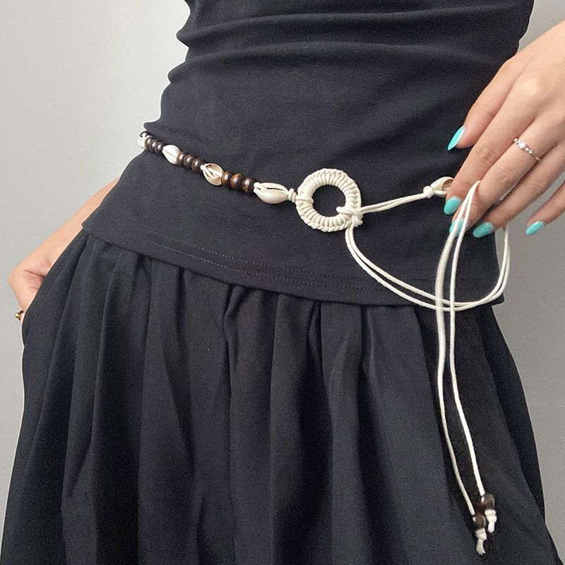 Boho-Taillengürtel aus gewebtem Seil für Damen – Neuheit 2025 – Ethno-Stil – Sommer-Accessoire_voghion.com