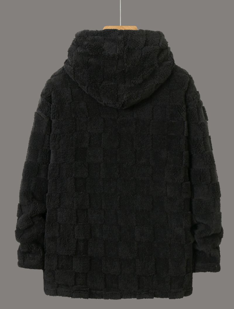 Felpa con cappuccio in pile spesso da uomo, nuova, invernale, casual, alla moda, con cerniera_voghion.com
